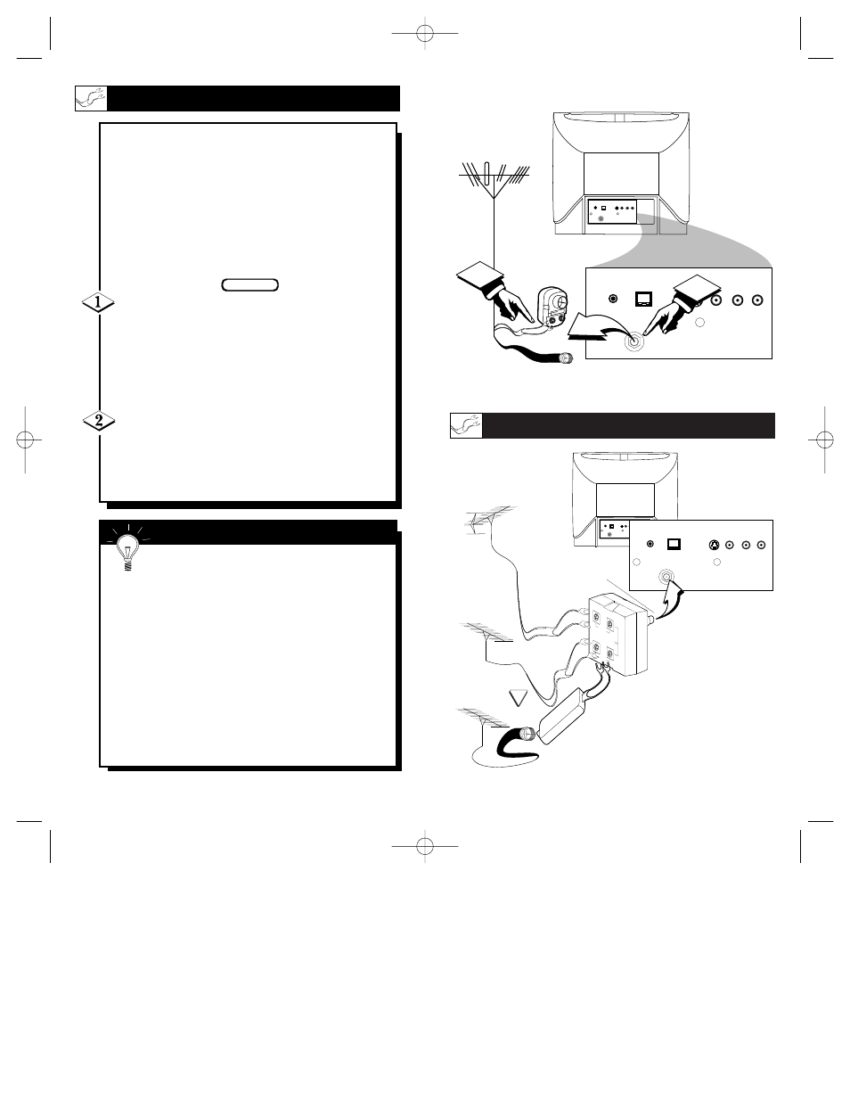 Ptional, Ookups, Ntenna | Philips Network Adaper User Manual | Page 6 / 21