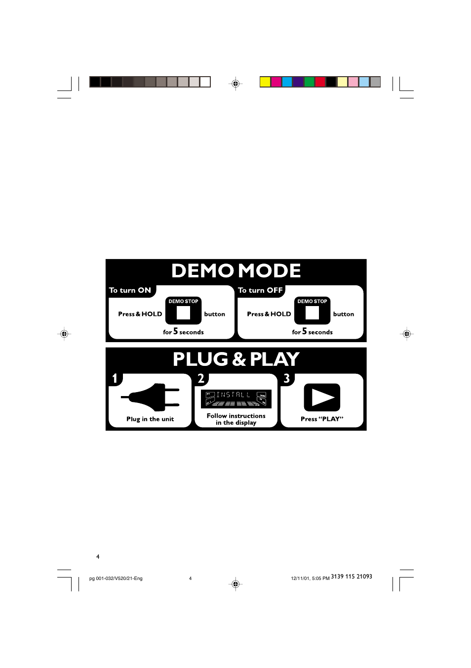 Philips FW-V520 User Manual | Page 4 / 33