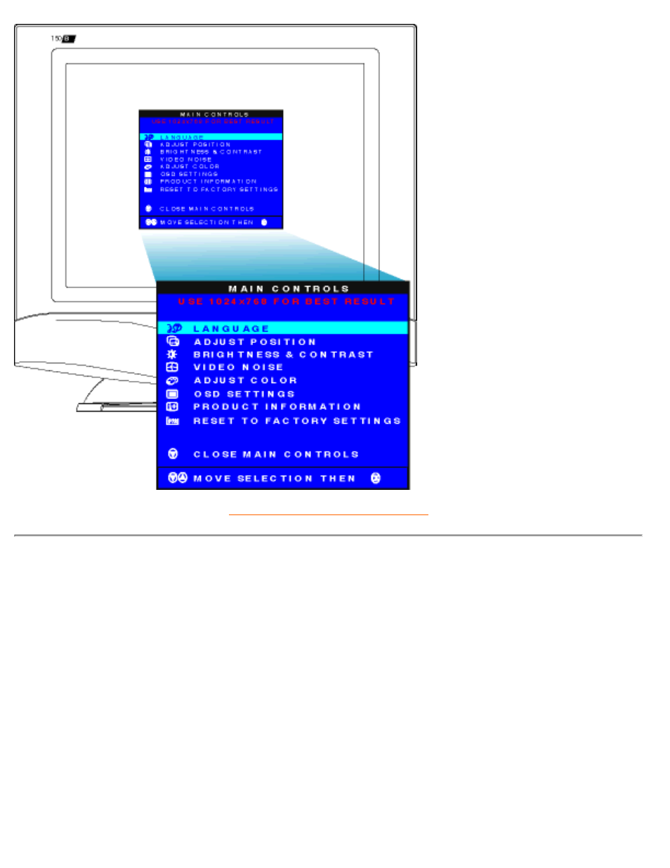The osd tree | Philips 150B1 User Manual | Page 15 / 80