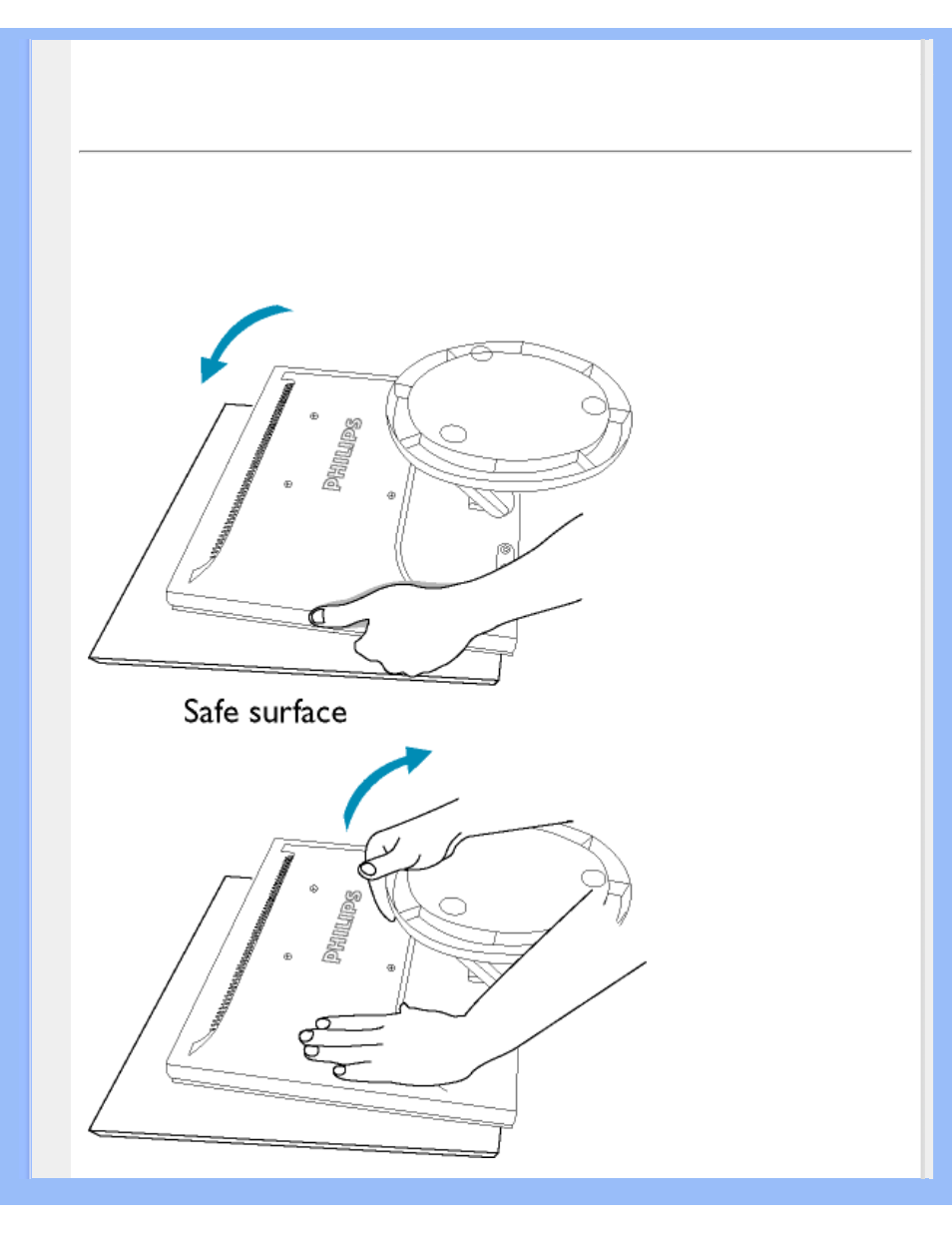 The base | Philips 170B6 User Manual | Page 73 / 100