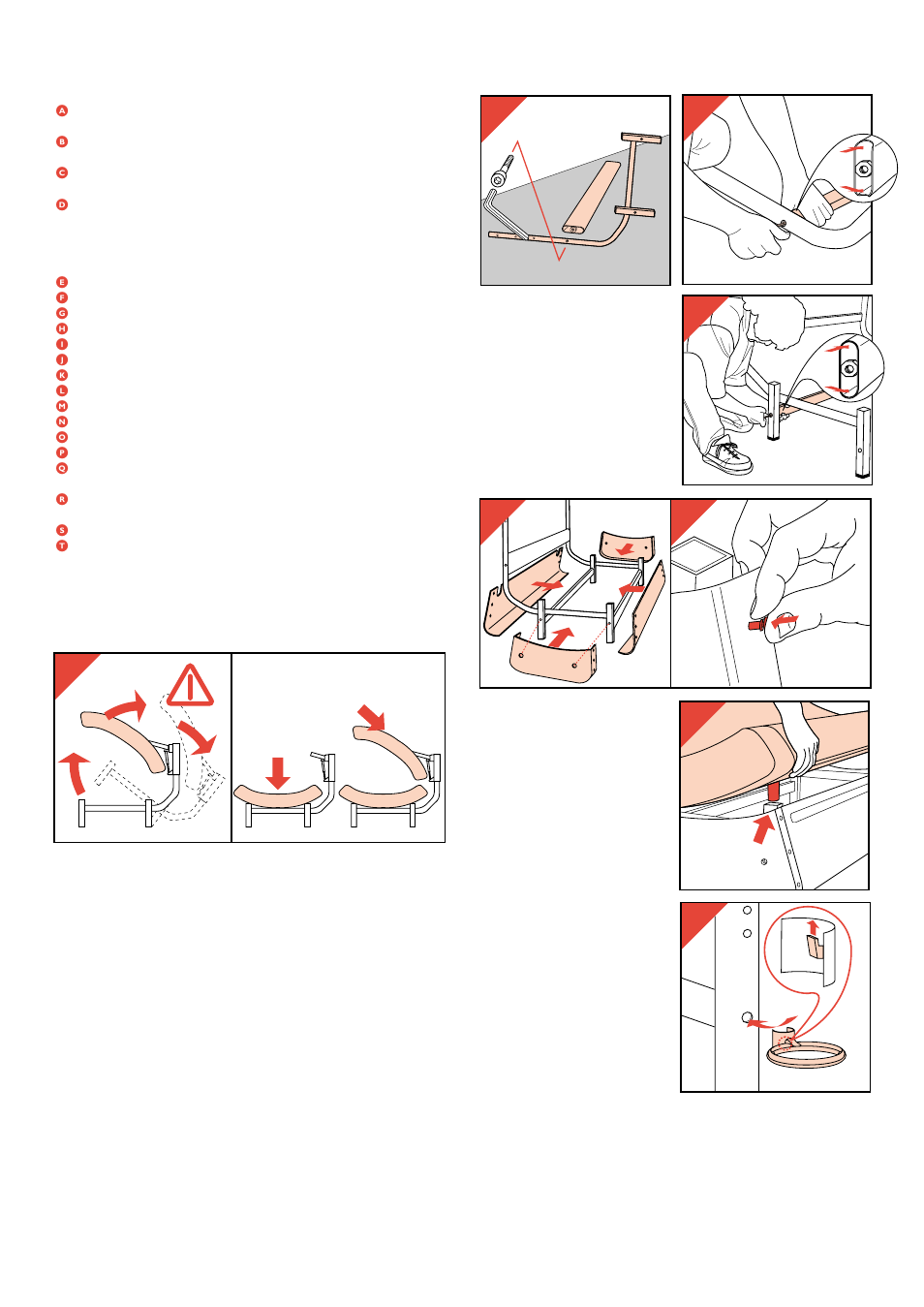 6a 6b 7 8 | Philips HB 576/77 User Manual | Page 42 / 70