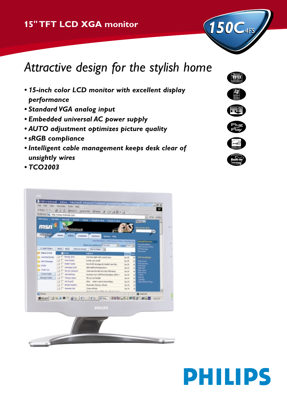 Philips 150C User Manual | 2 pages