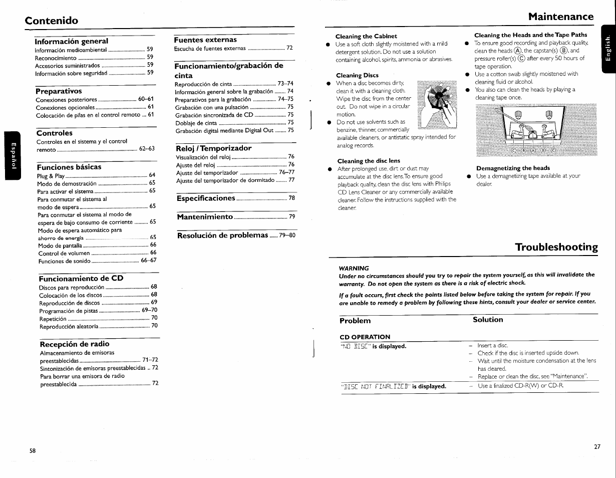 Philips FW-C700 User Manual | Page 37 / 52