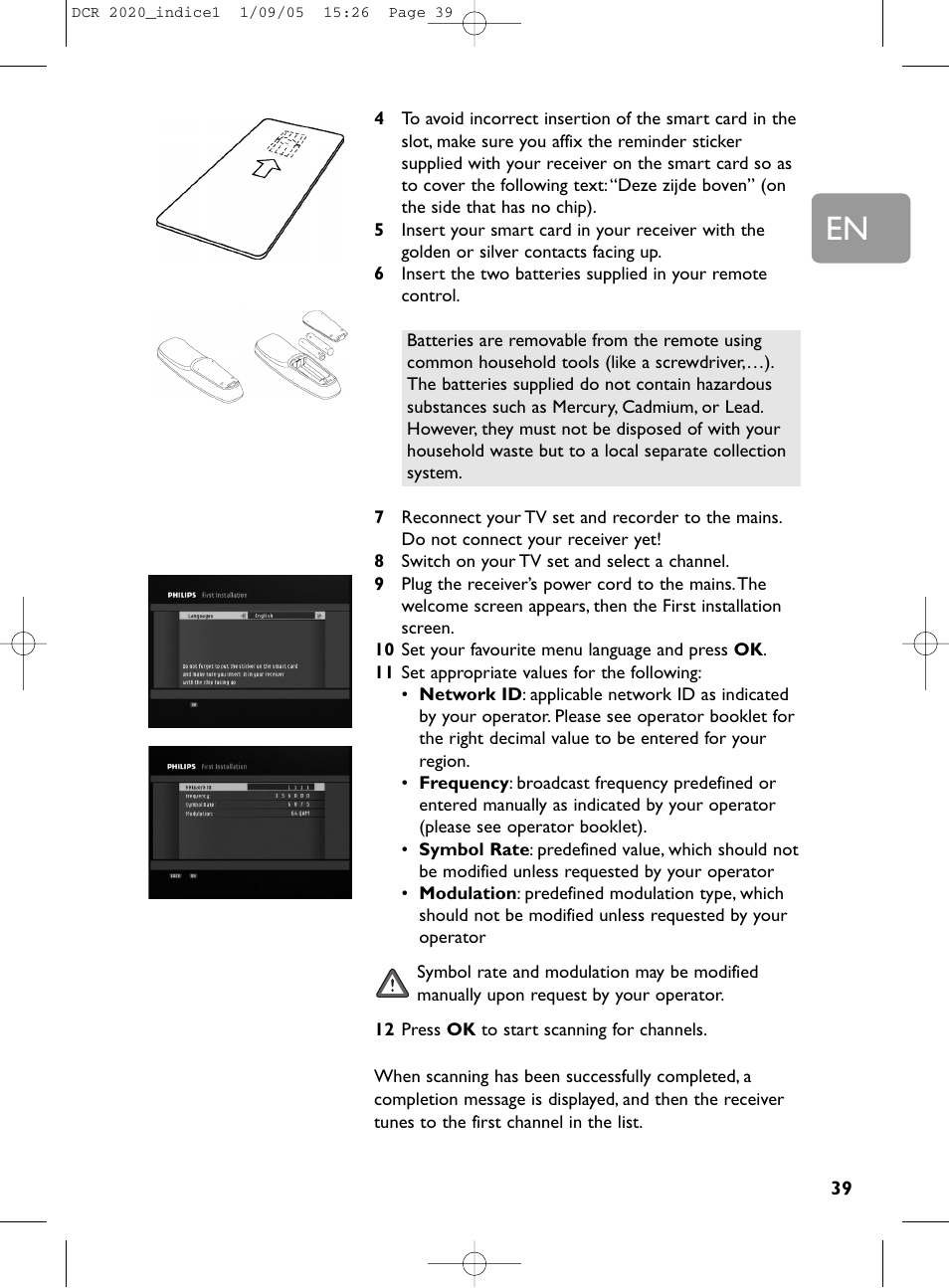 Philips DCR 2020 User Manual | Page 5 / 36