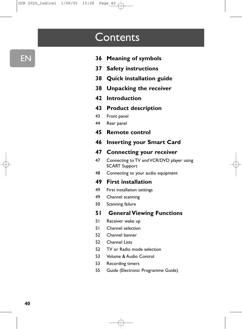 Philips DCR 2020 User Manual | Page 6 / 36