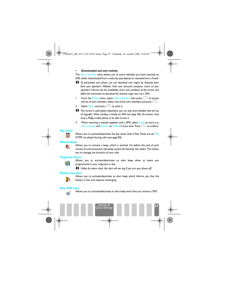 Philips Fisio 825 User Manual | Page 29 / 99