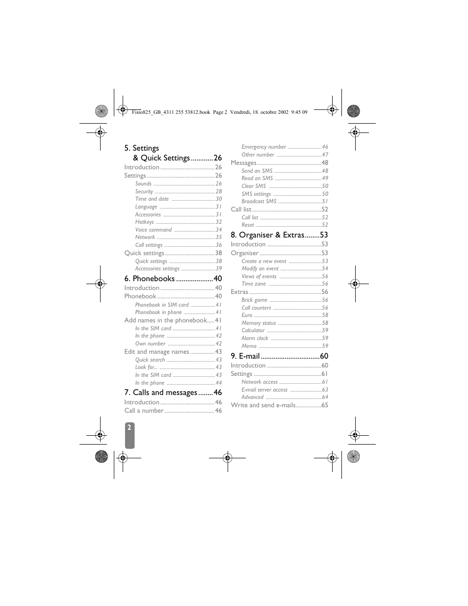 Philips Fisio 825 User Manual | Page 4 / 99