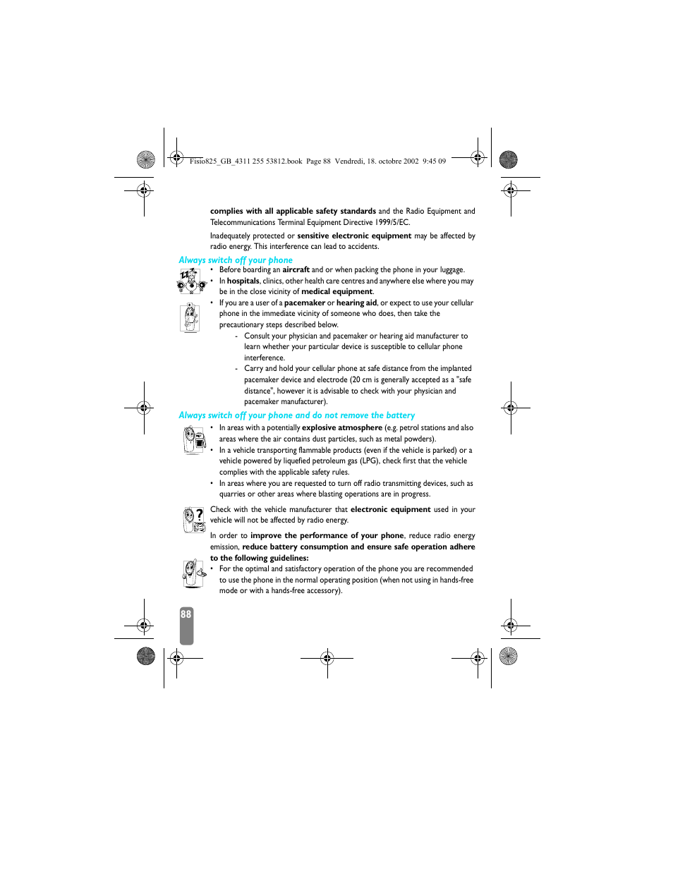 Philips Fisio 825 User Manual | Page 90 / 99