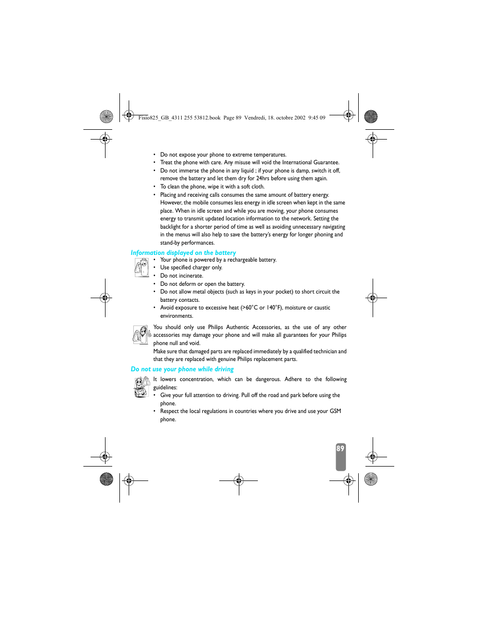 Philips Fisio 825 User Manual | Page 91 / 99