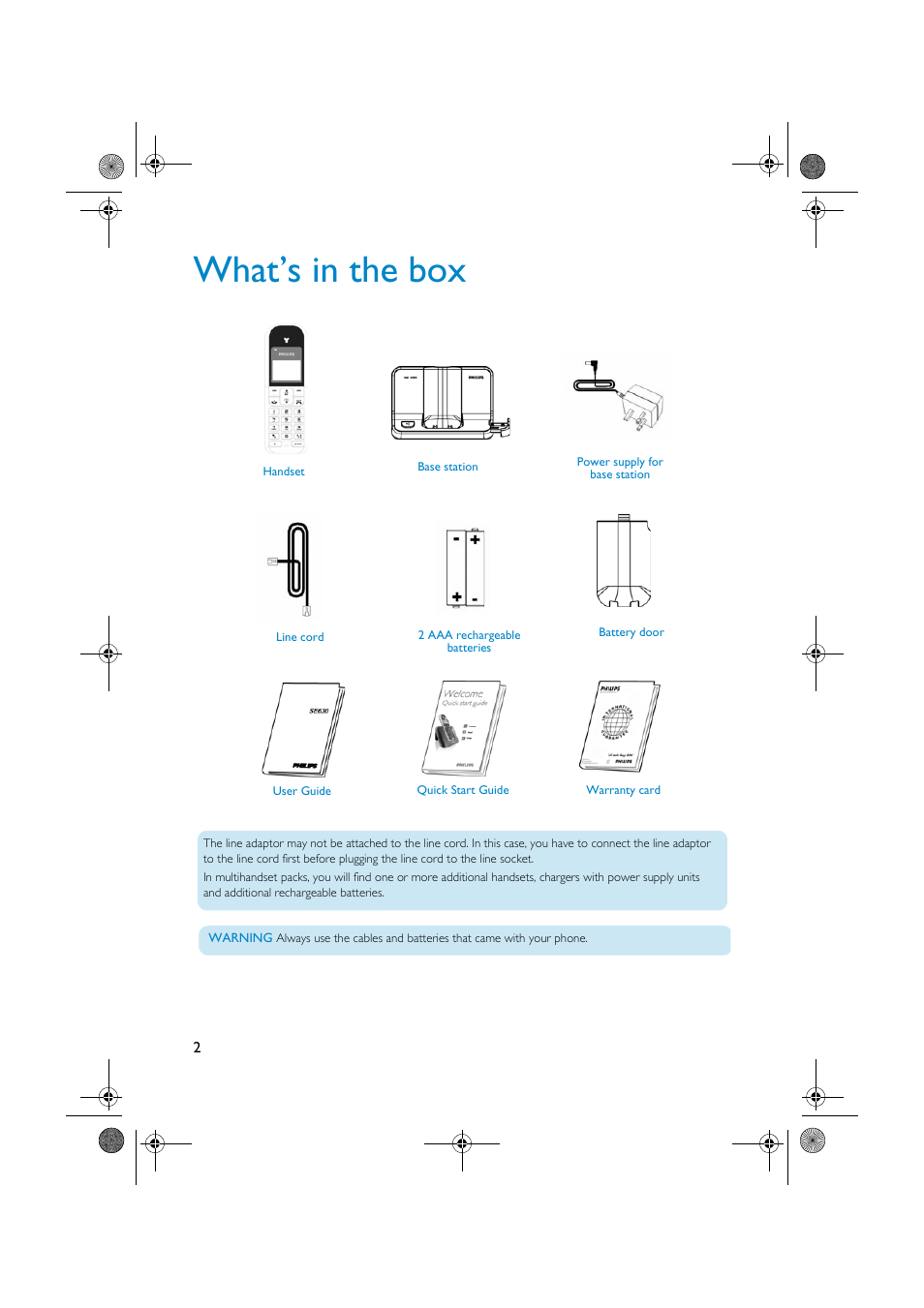 What’s in the box | Philips SE430 User Manual | Page 2 / 7