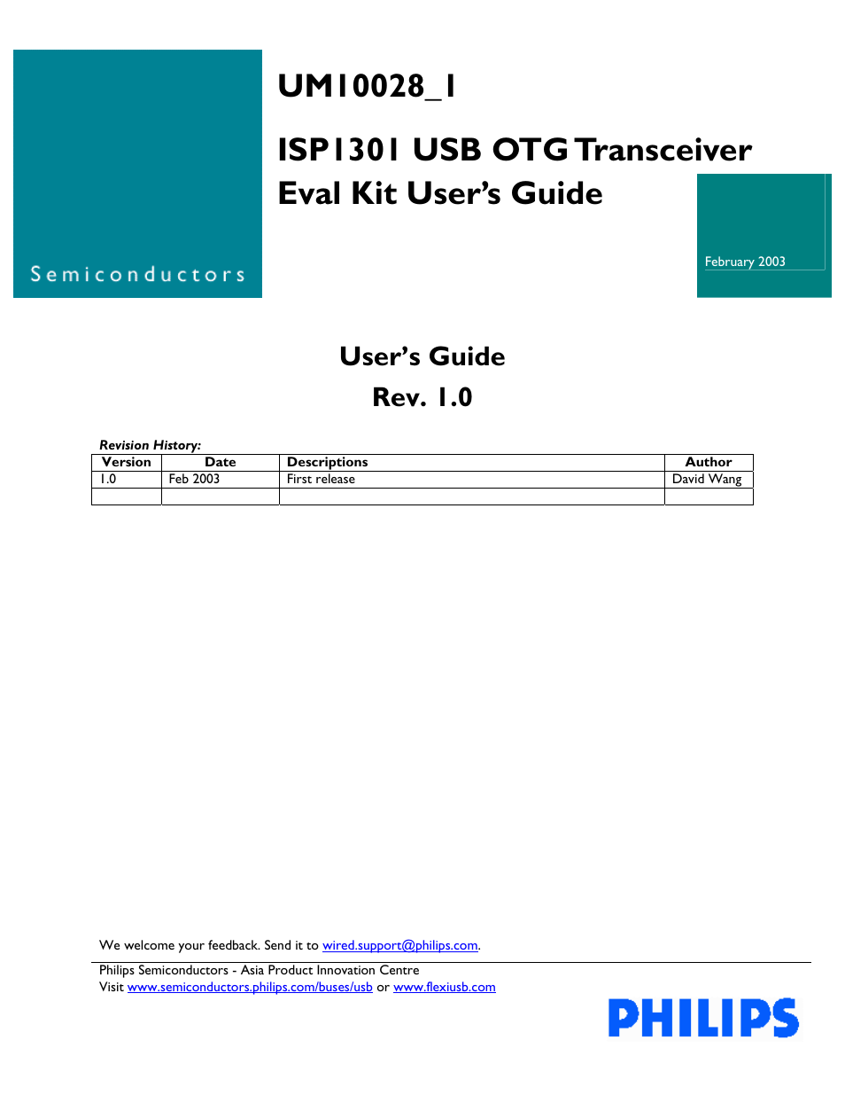 Philips ISP1301 User Manual | 18 pages