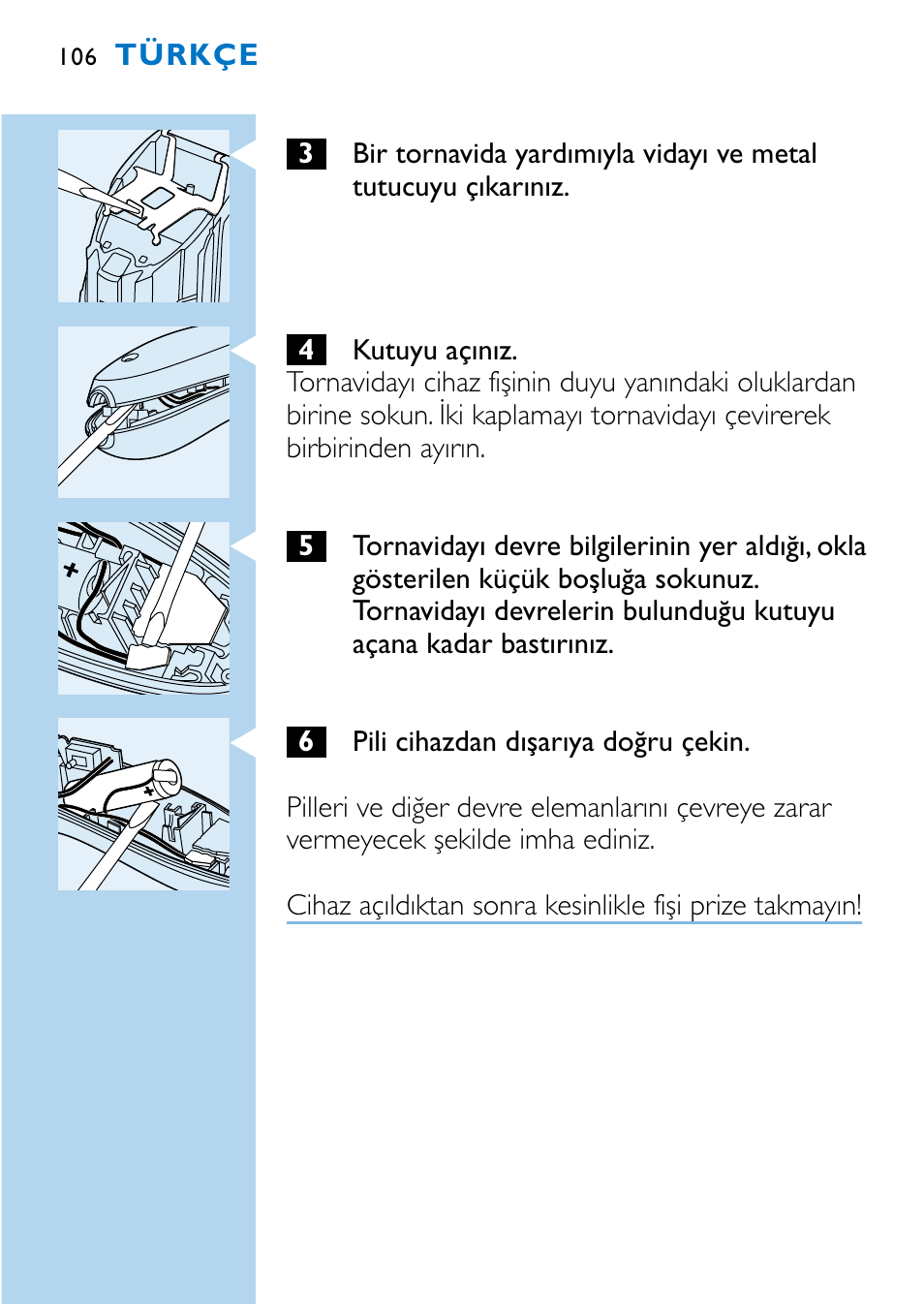 Philips HQC483 User Manual | Page 104 / 108
