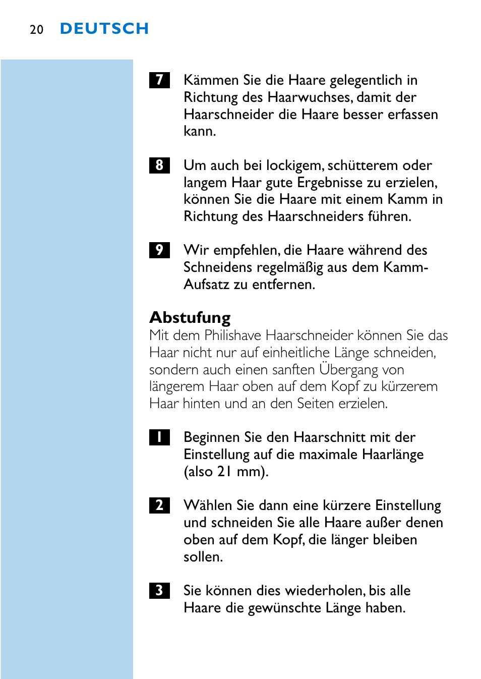 Philips HQC483 User Manual | Page 18 / 108