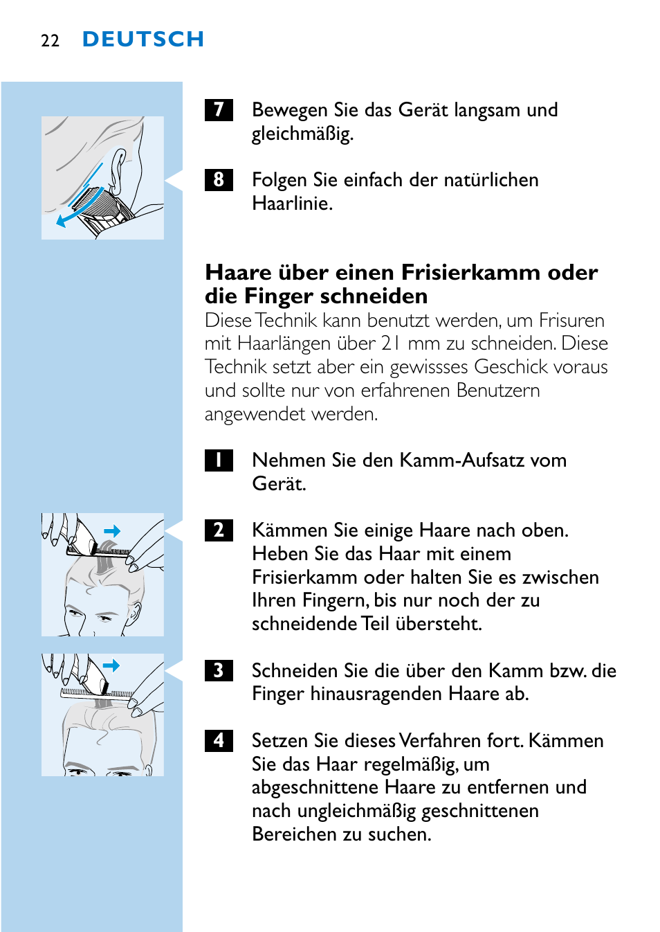 Philips HQC483 User Manual | Page 20 / 108