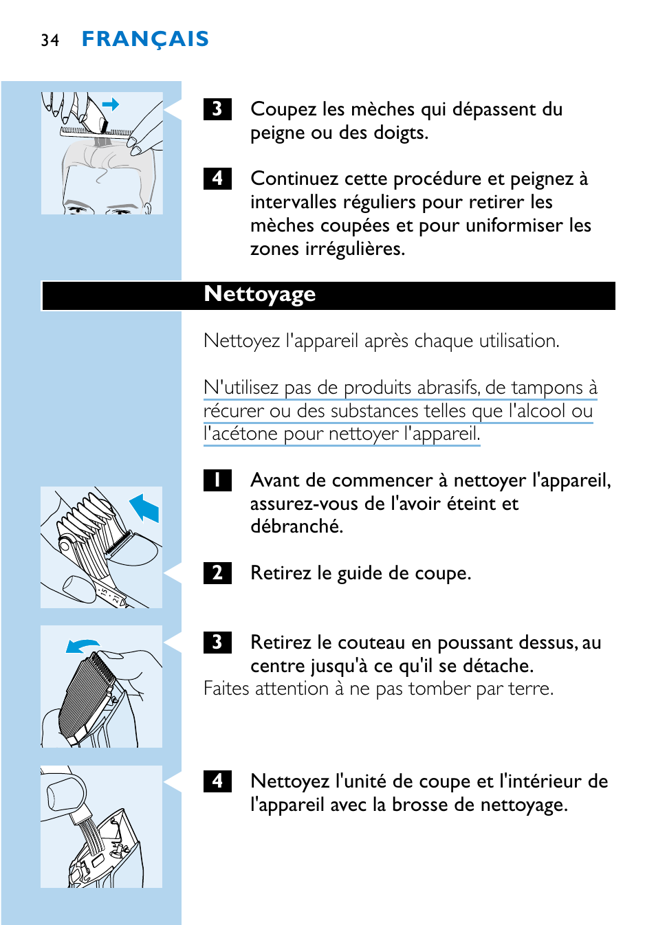 Philips HQC483 User Manual | Page 32 / 108