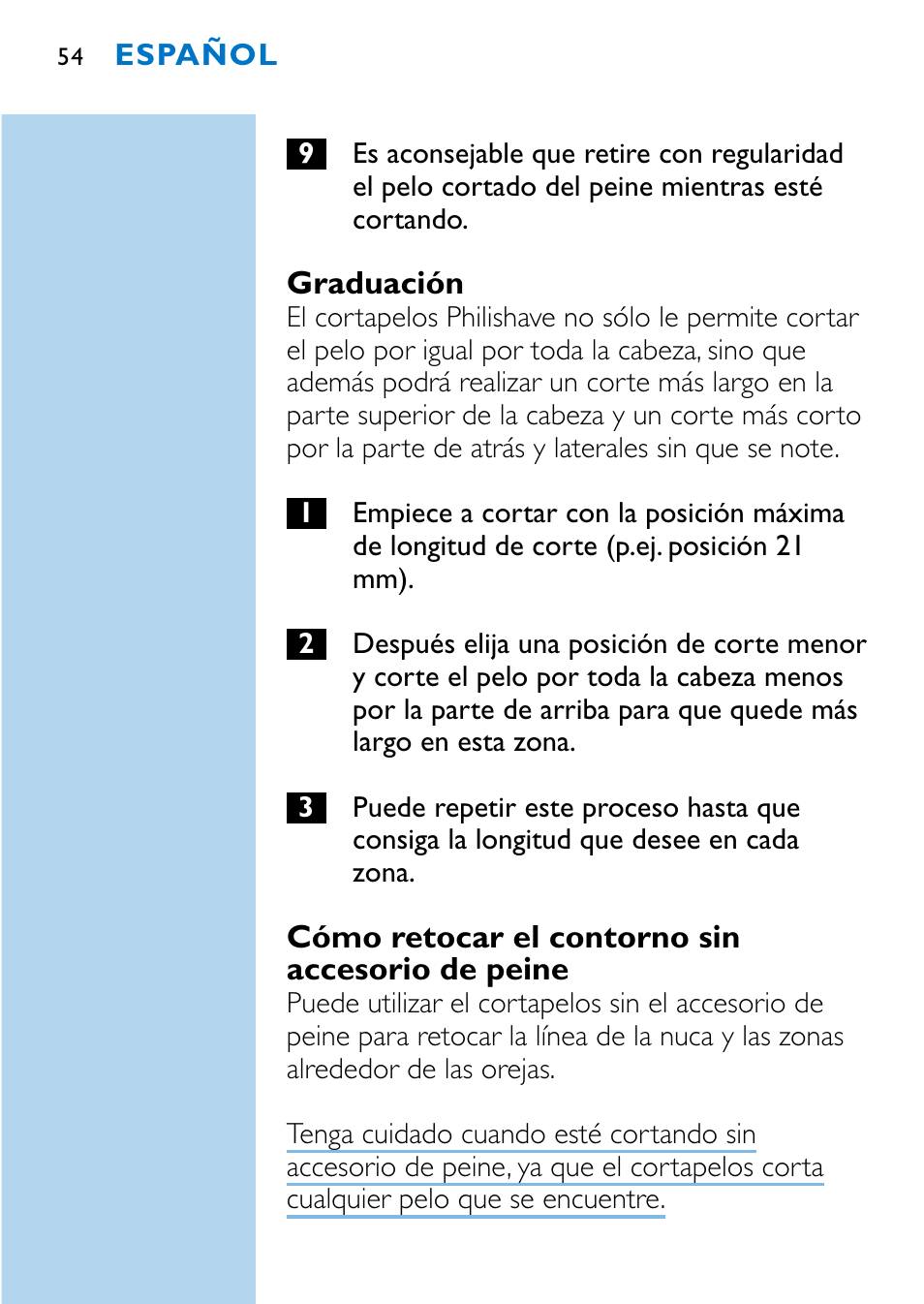 Philips HQC483 User Manual | Page 52 / 108