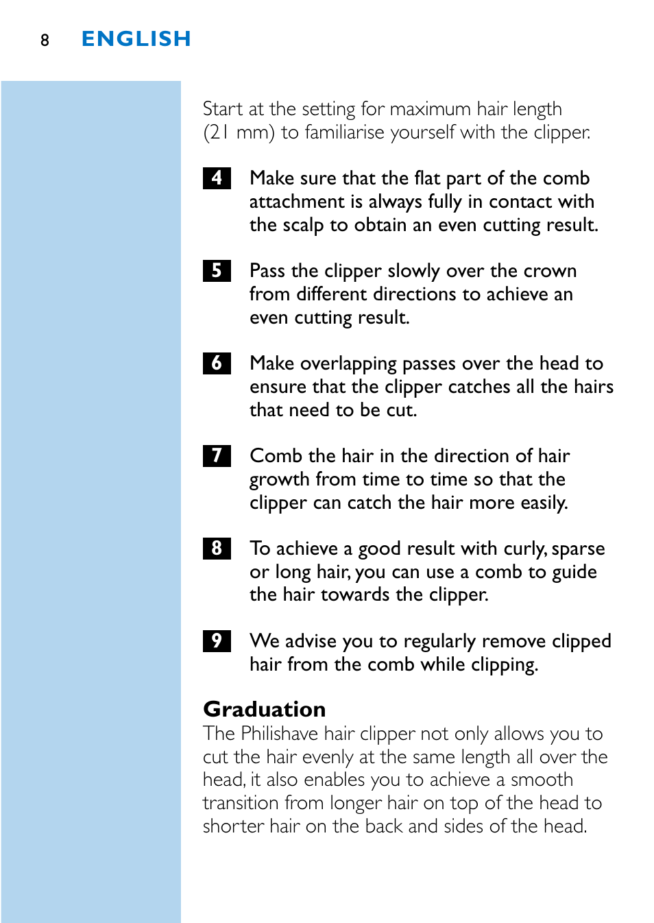 Philips HQC483 User Manual | Page 6 / 108