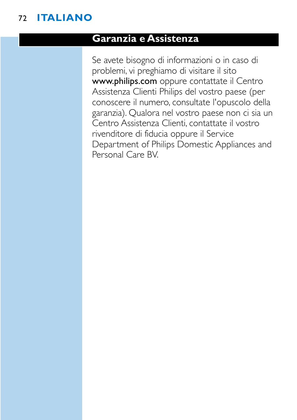 Philips HQC483 User Manual | Page 70 / 108