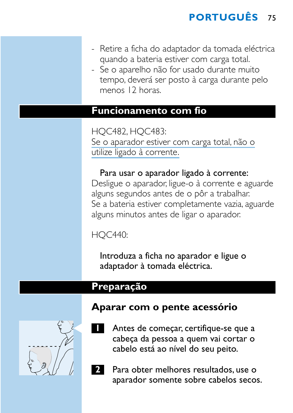 Philips HQC483 User Manual | Page 73 / 108