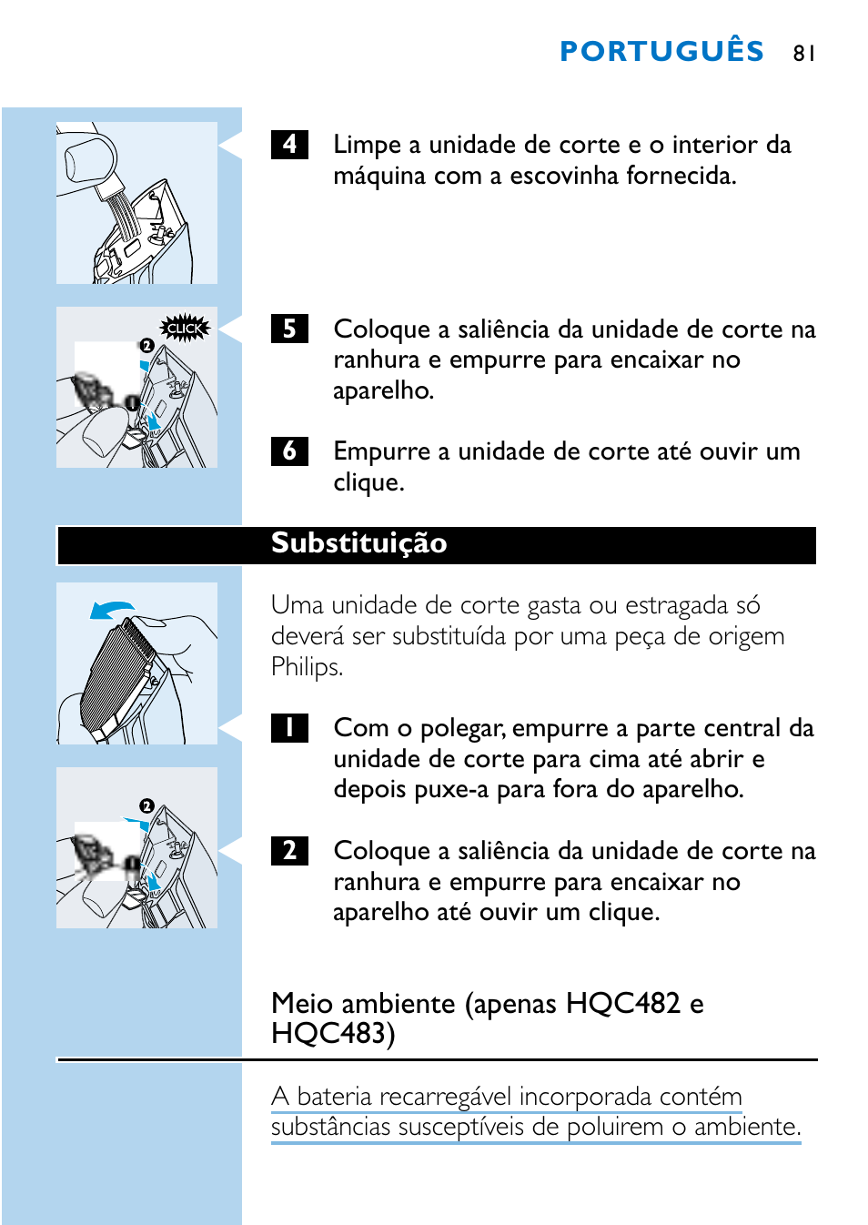Philips HQC483 User Manual | Page 79 / 108