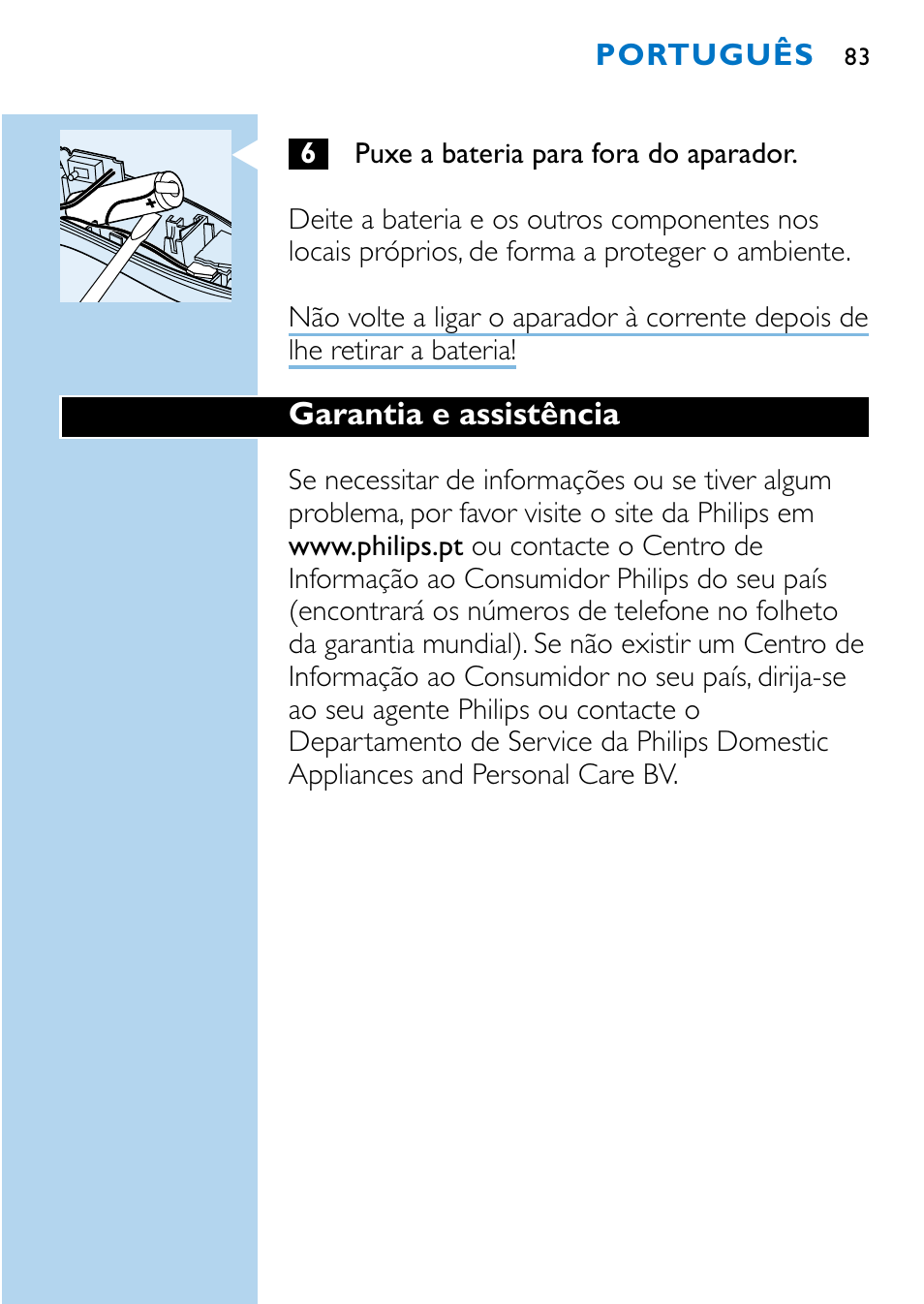 Philips HQC483 User Manual | Page 81 / 108