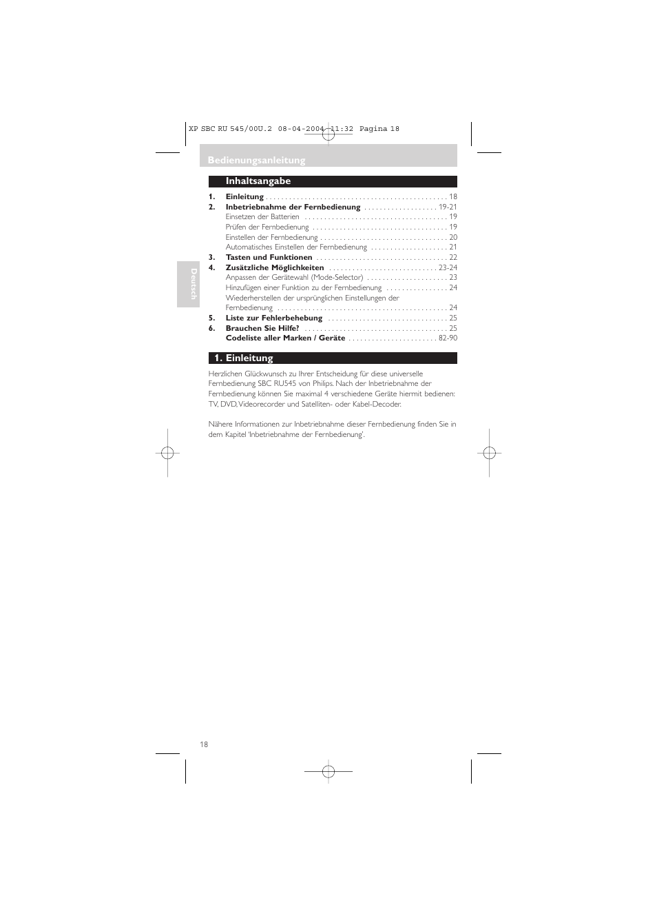 Philips SBC RU 00U User Manual | Page 18 / 92