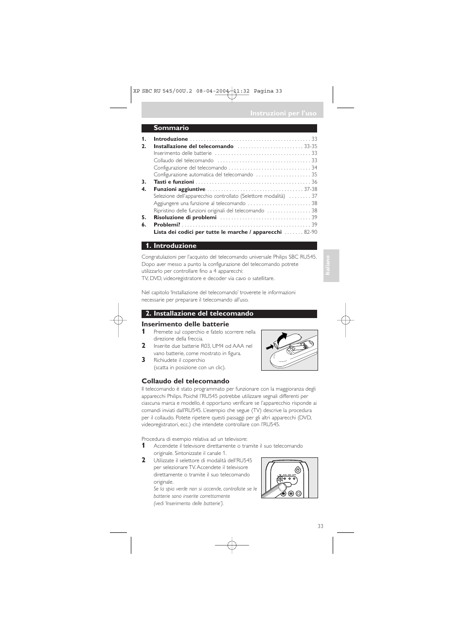 Philips SBC RU 00U User Manual | Page 33 / 92