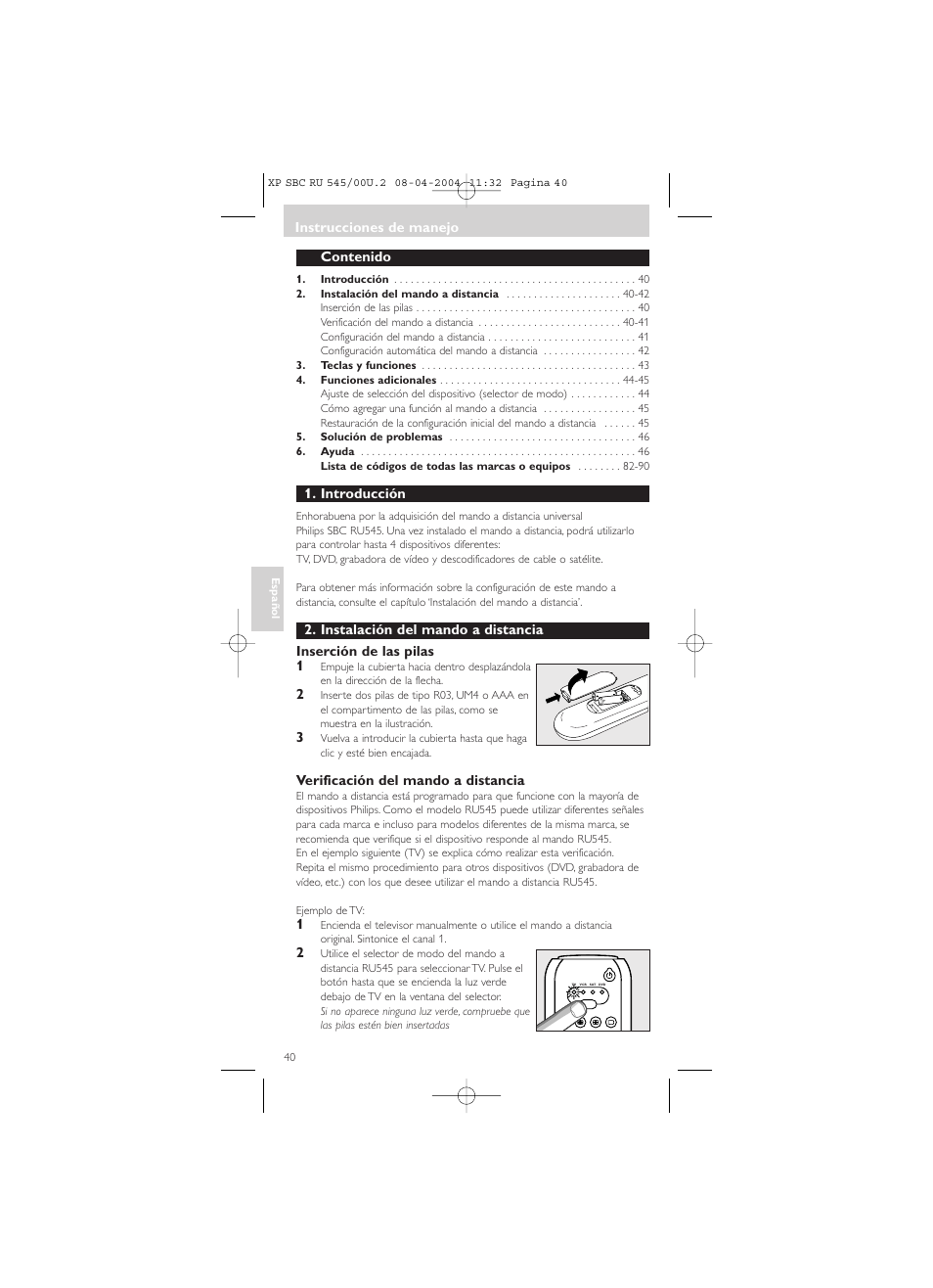 Philips SBC RU 00U User Manual | Page 40 / 92