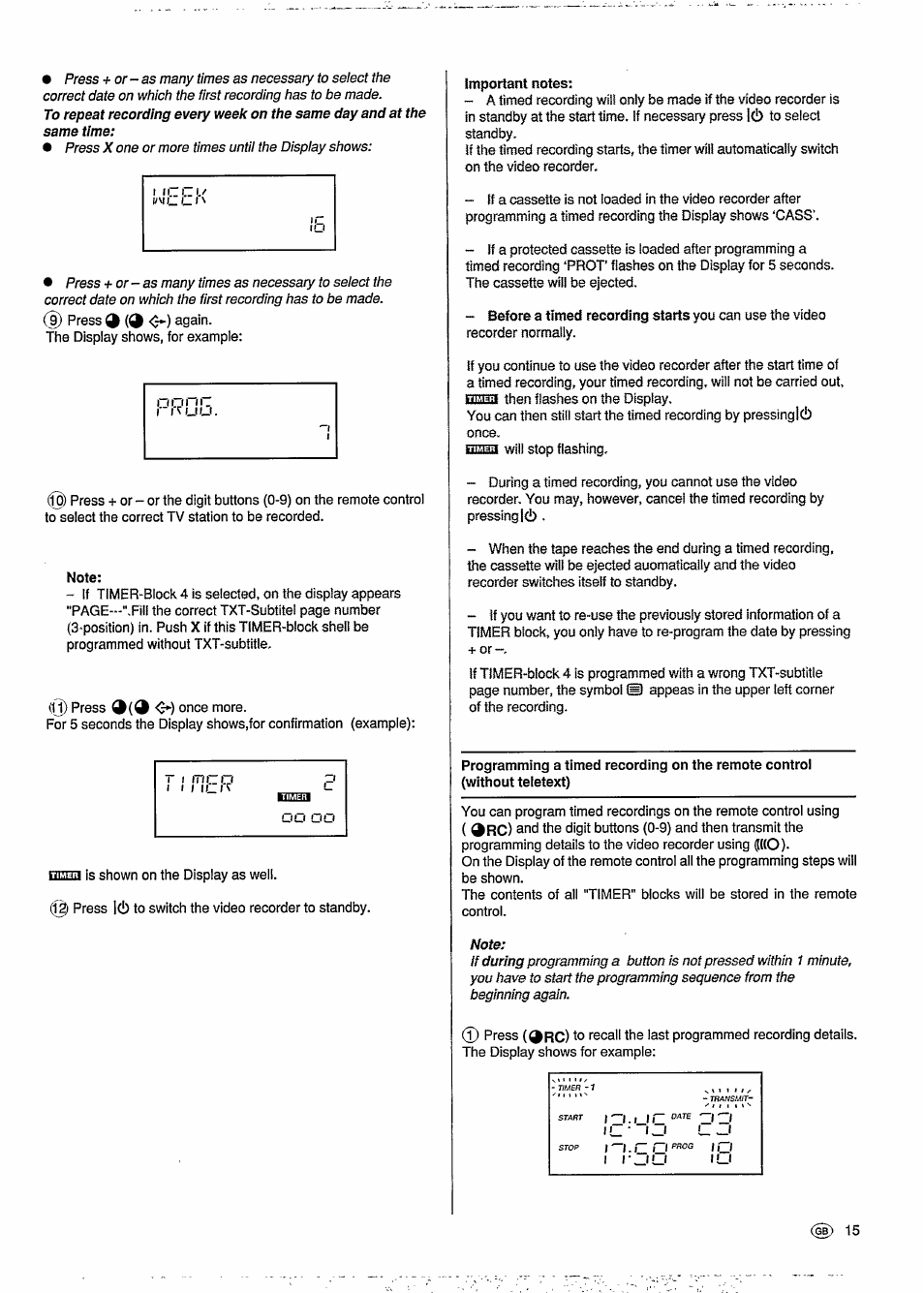 L u i | Philips VR6293 User Manual | Page 19 / 26