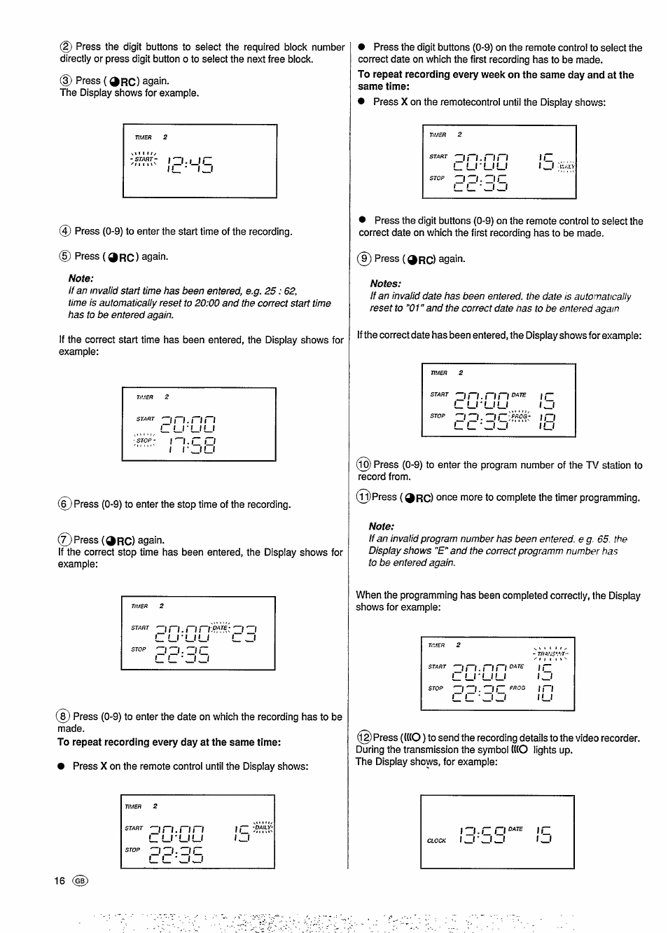 16 <ж, H’'í'íís | Philips VR6293 User Manual | Page 20 / 26