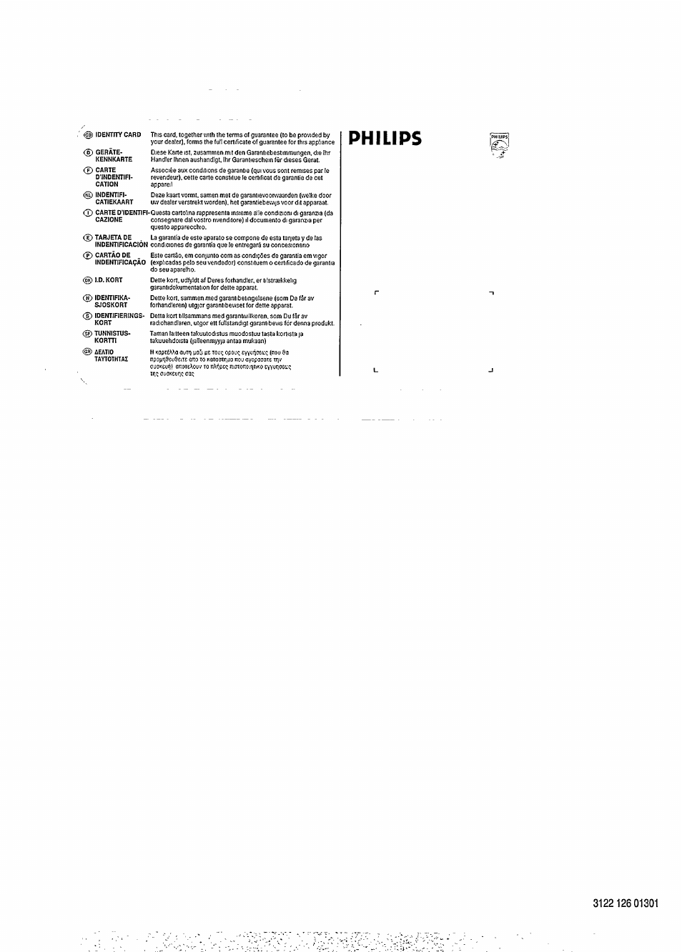 Philips | Philips VR6293 User Manual | Page 26 / 26