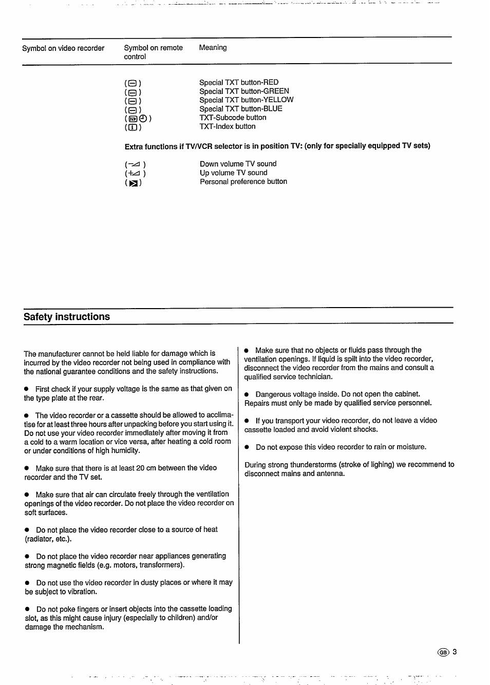 B © ), Safety instructions | Philips VR6293 User Manual | Page 7 / 26