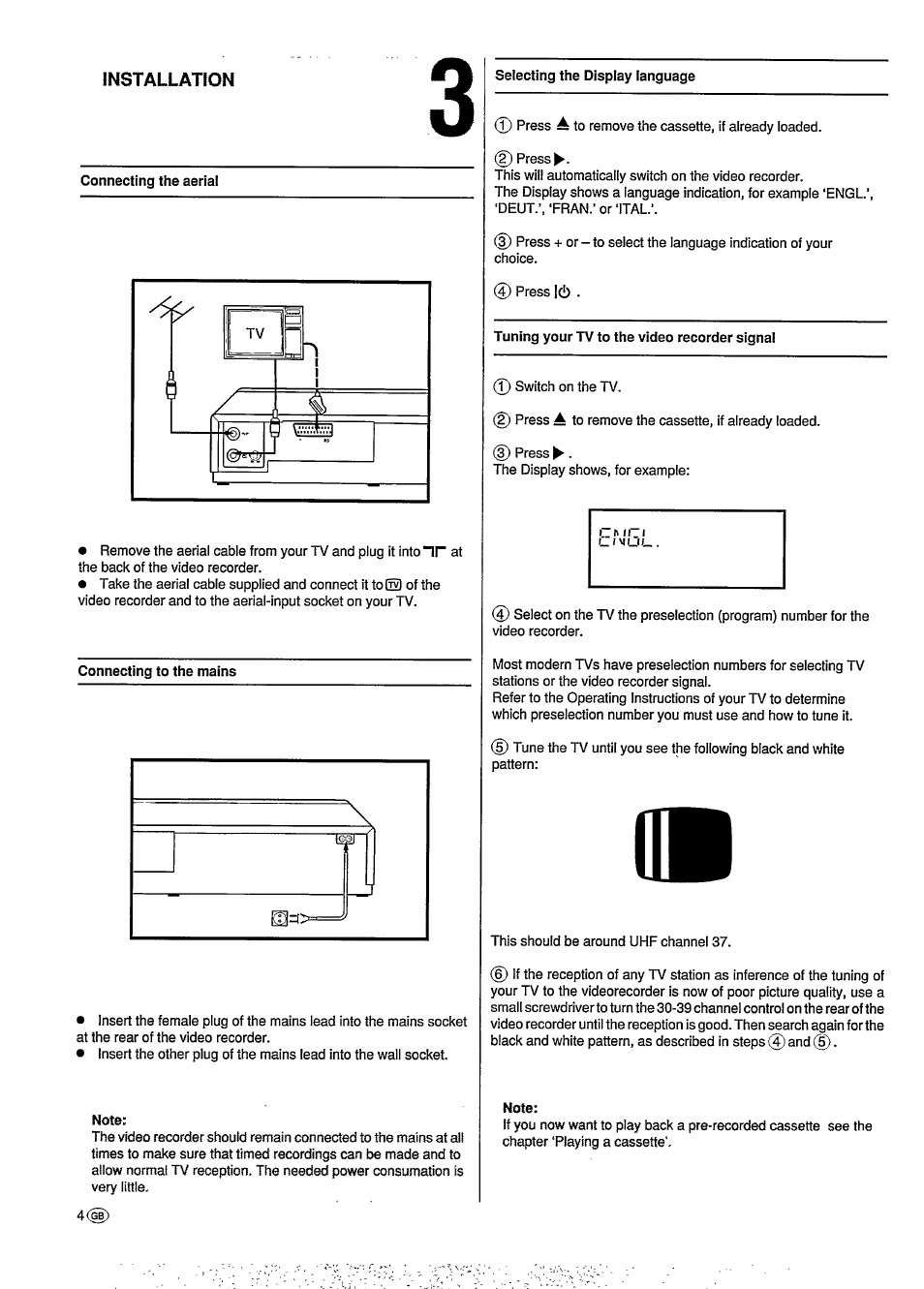 Installation | Philips VR6293 User Manual | Page 8 / 26