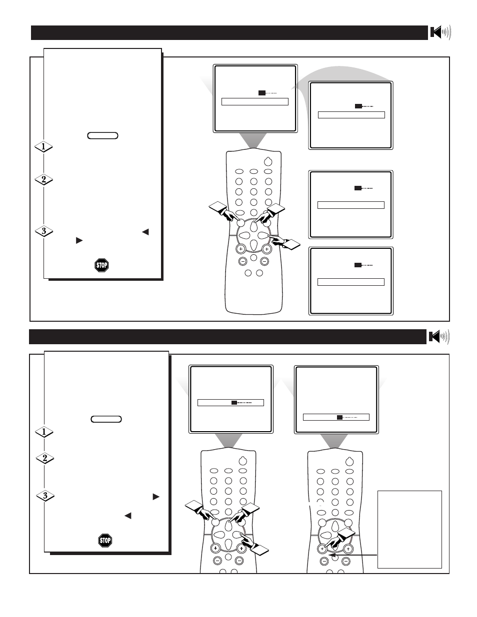 Tv v, Etting the, Ass and | Reble, Oost, Ontrols, Sing the, Olume, Ontrol, Or 1 3 2 | Philips MAGNAVOX PR1319C1 User Manual | Page 31 / 40