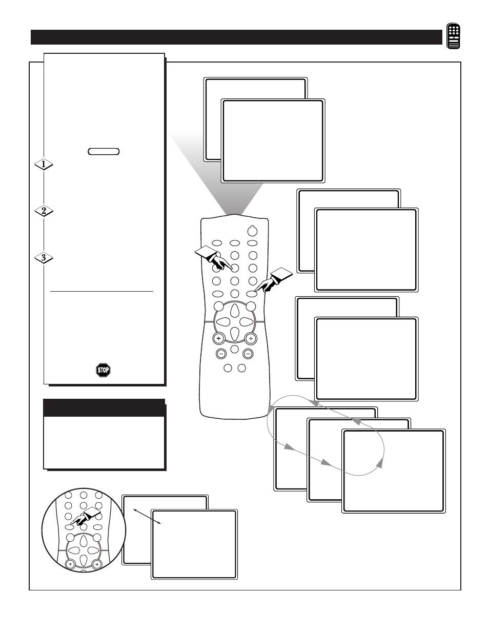 Sing the, Mart, Ontrol | A/ch b | Philips MAGNAVOX PR1319C1 User Manual | Page 35 / 40