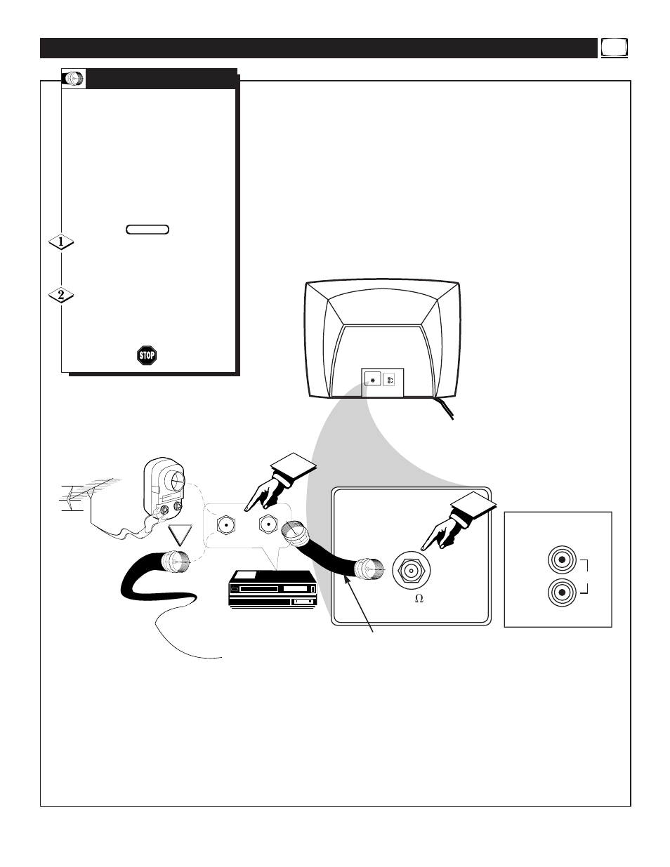 Tv (b, Vcr c | Philips MAGNAVOX PR1319C1 User Manual | Page 7 / 40