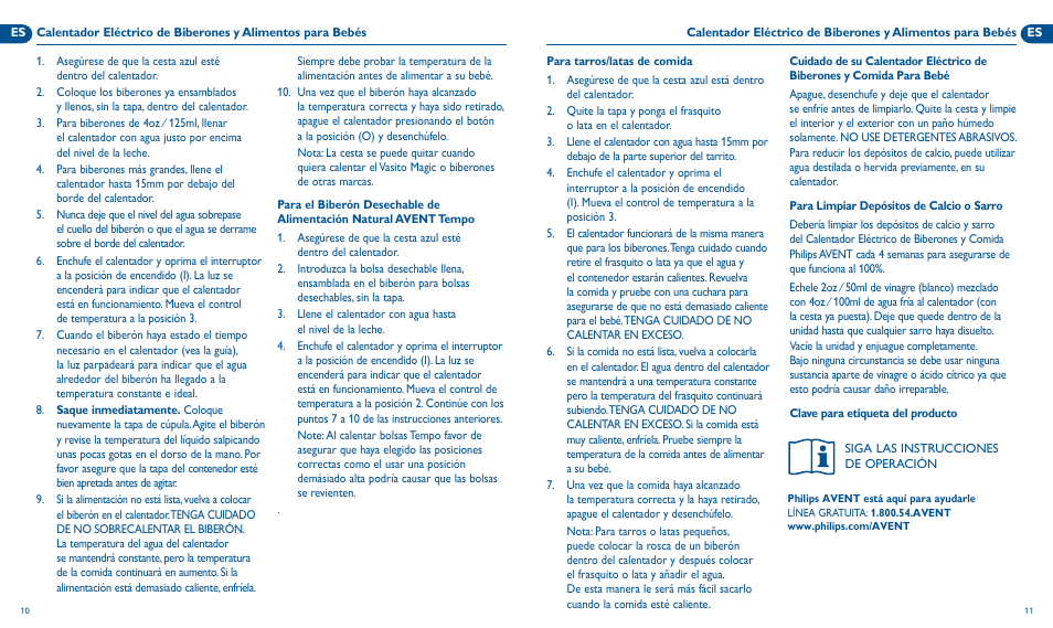 Philips Avent SCF255/33 User Manual | Page 6 / 13