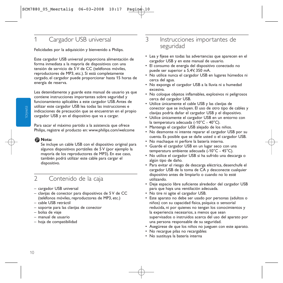 Philips SCM7880/05 User Manual | Page 10 / 60