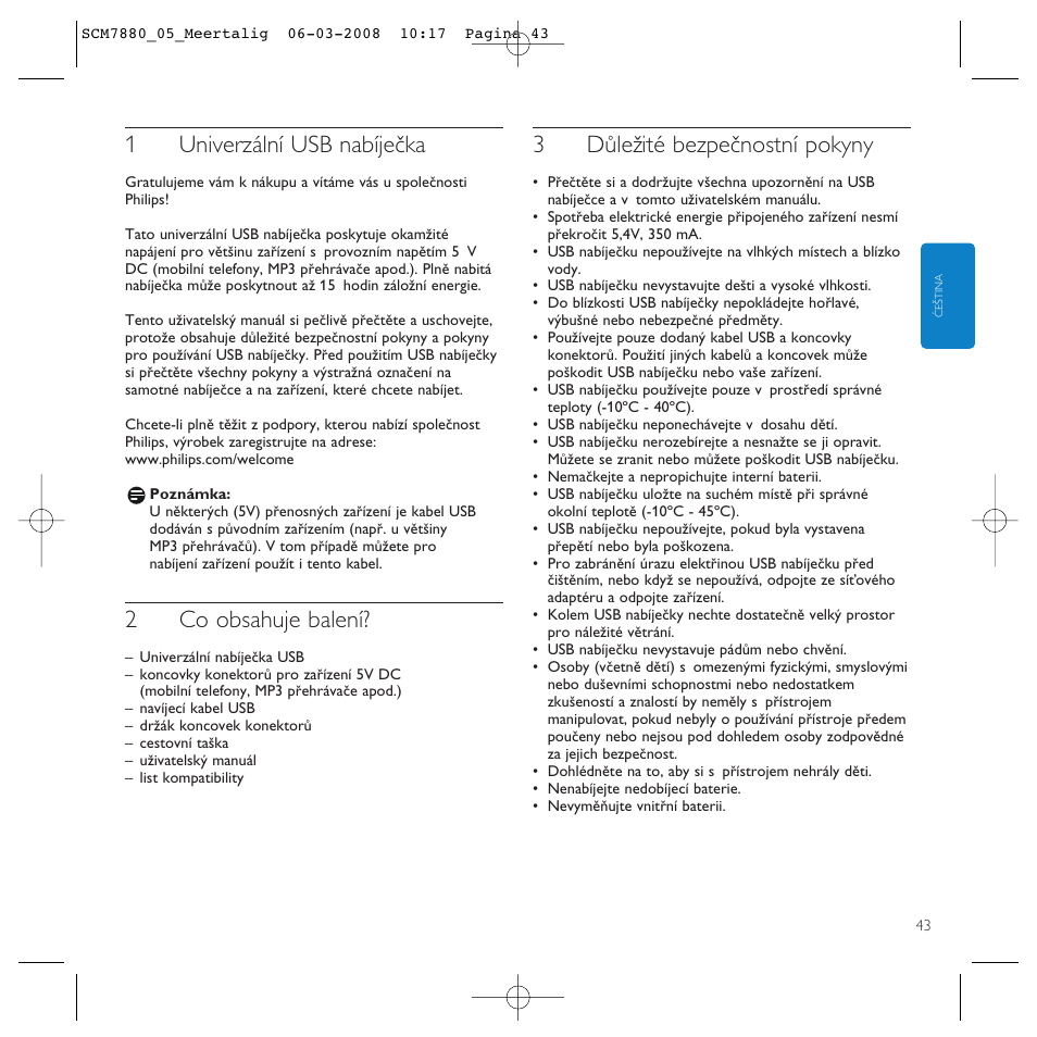 Philips SCM7880/05 User Manual | Page 43 / 60