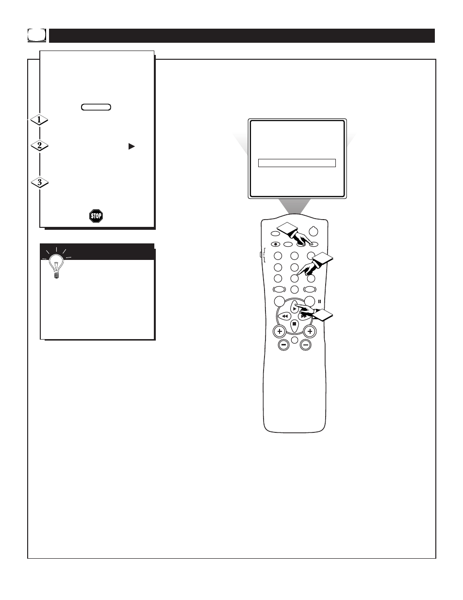 Ctivating the, Tart, Hannel | Philips TS2575C1 User Manual | Page 10 / 40