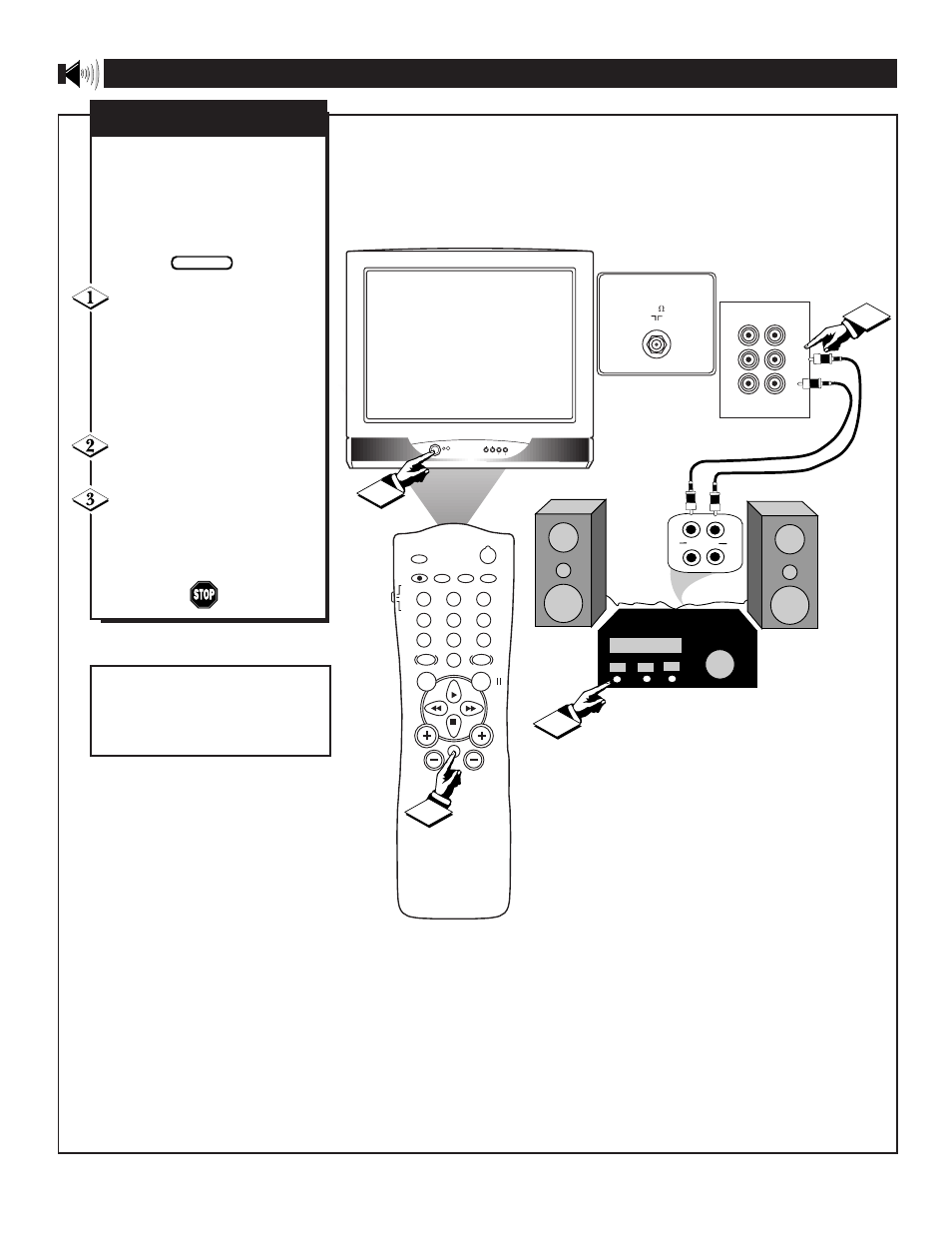 Sing the, Udio, Ideo | Uput, Acks, A/v o | Philips TS2575C1 User Manual | Page 26 / 40