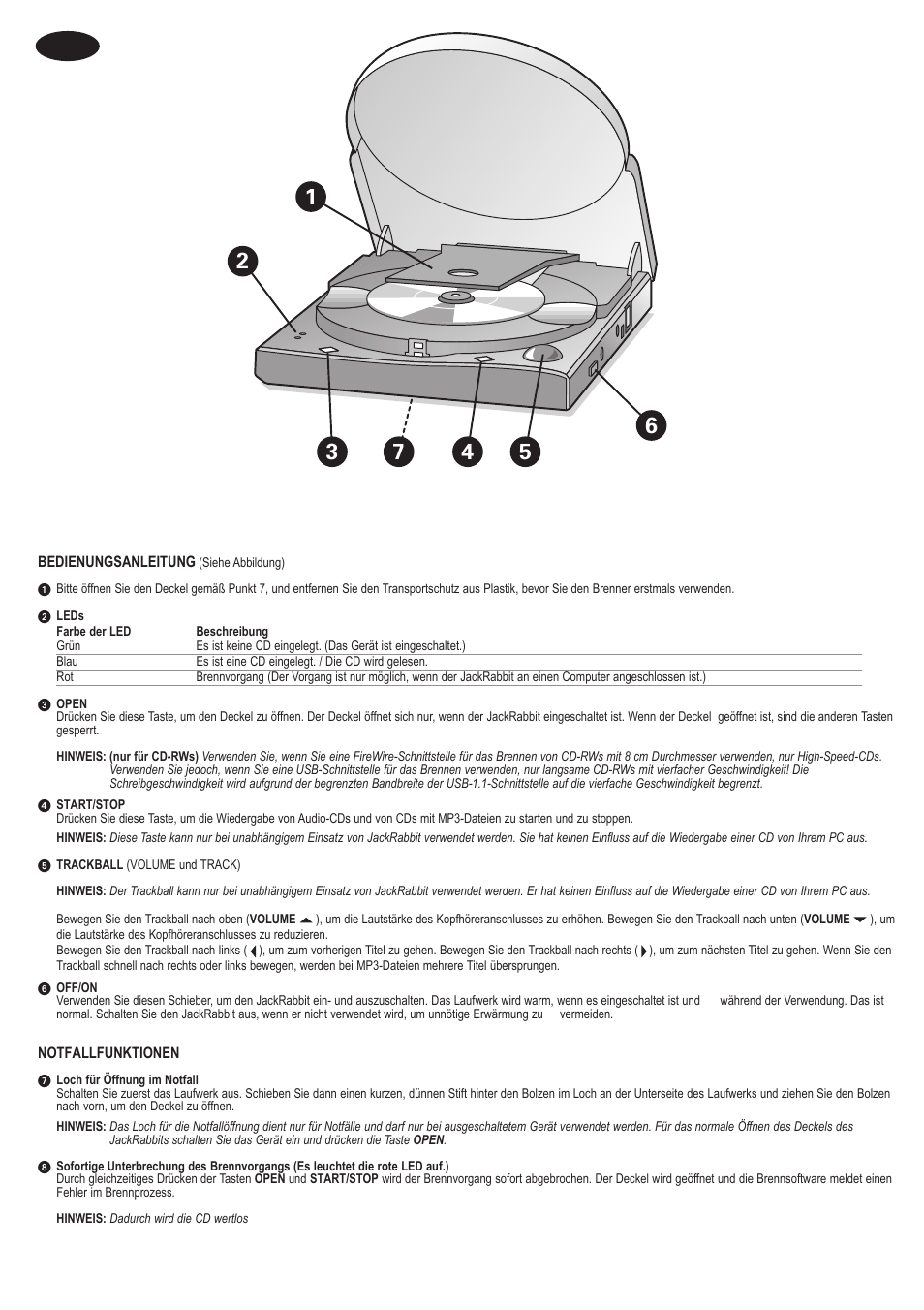 Philips JackRabbit CD-R/RW User Manual | Page 3 / 7