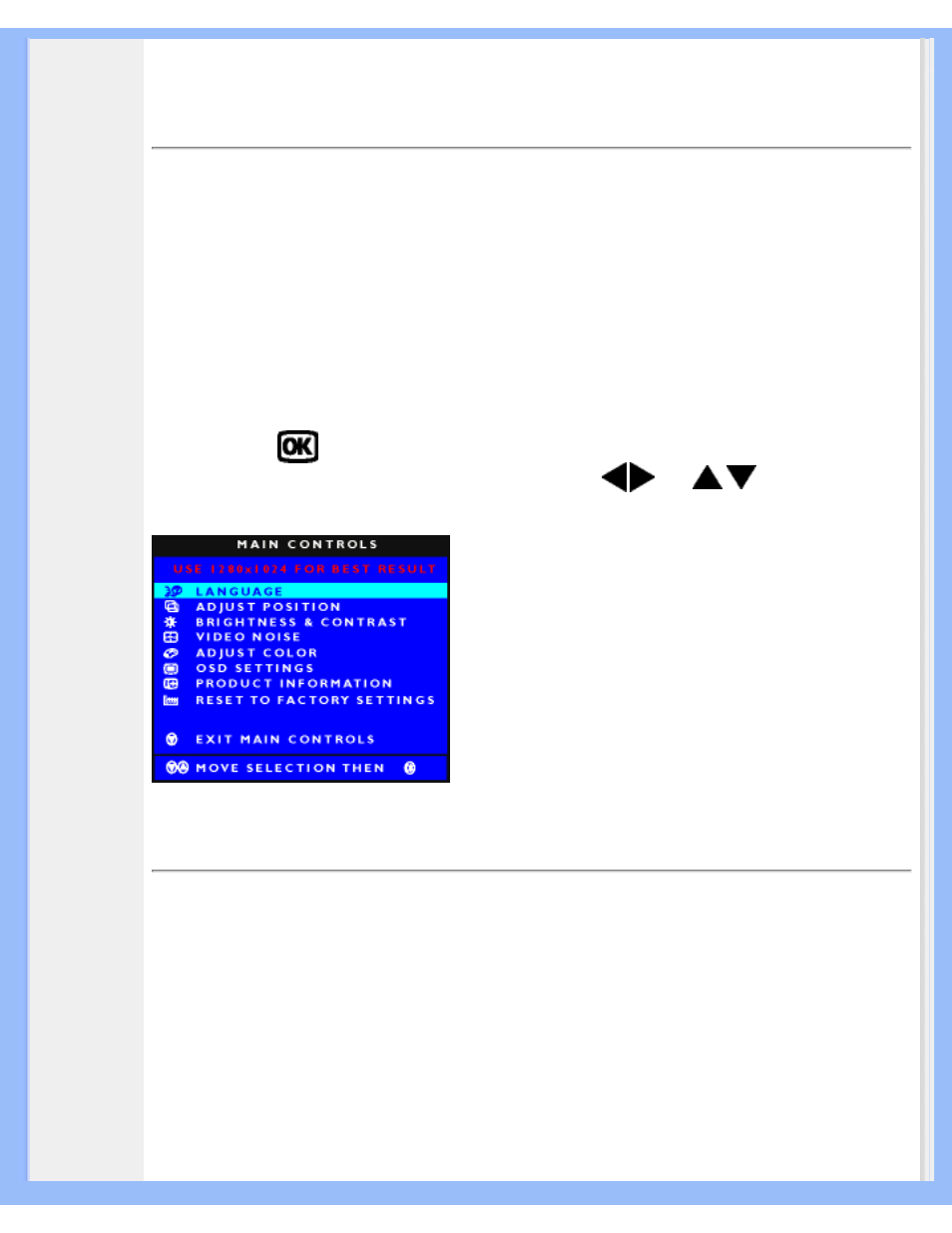 Skjermmeny (osd), Skjermmenyen (osd) | Philips 170C4 User Manual | Page 13 / 77