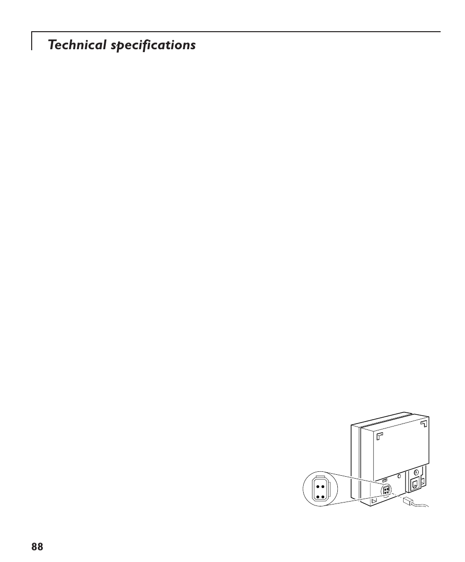 Technical specifications | Philips Colour Observation Camera User Manual | Page 8 / 8
