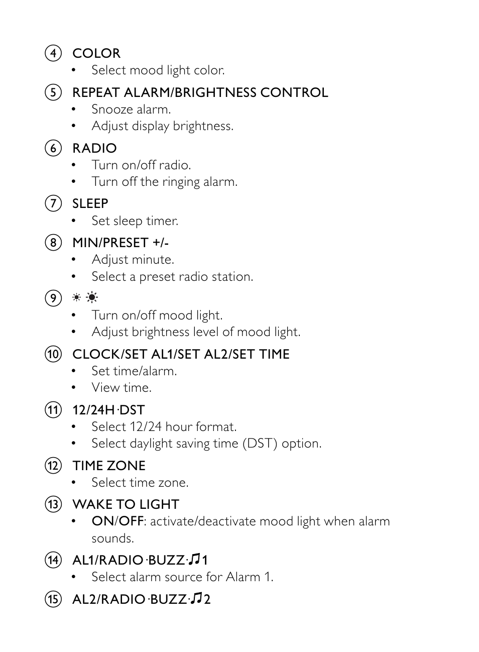 Philips AJ5000 User Manual | Page 10 / 22