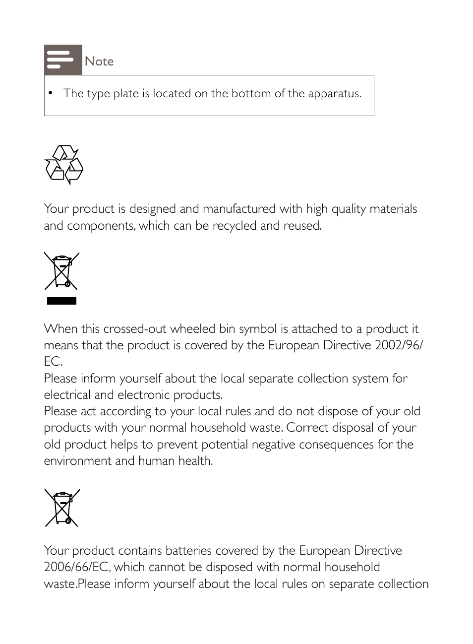 Philips AJ5000 User Manual | Page 20 / 22