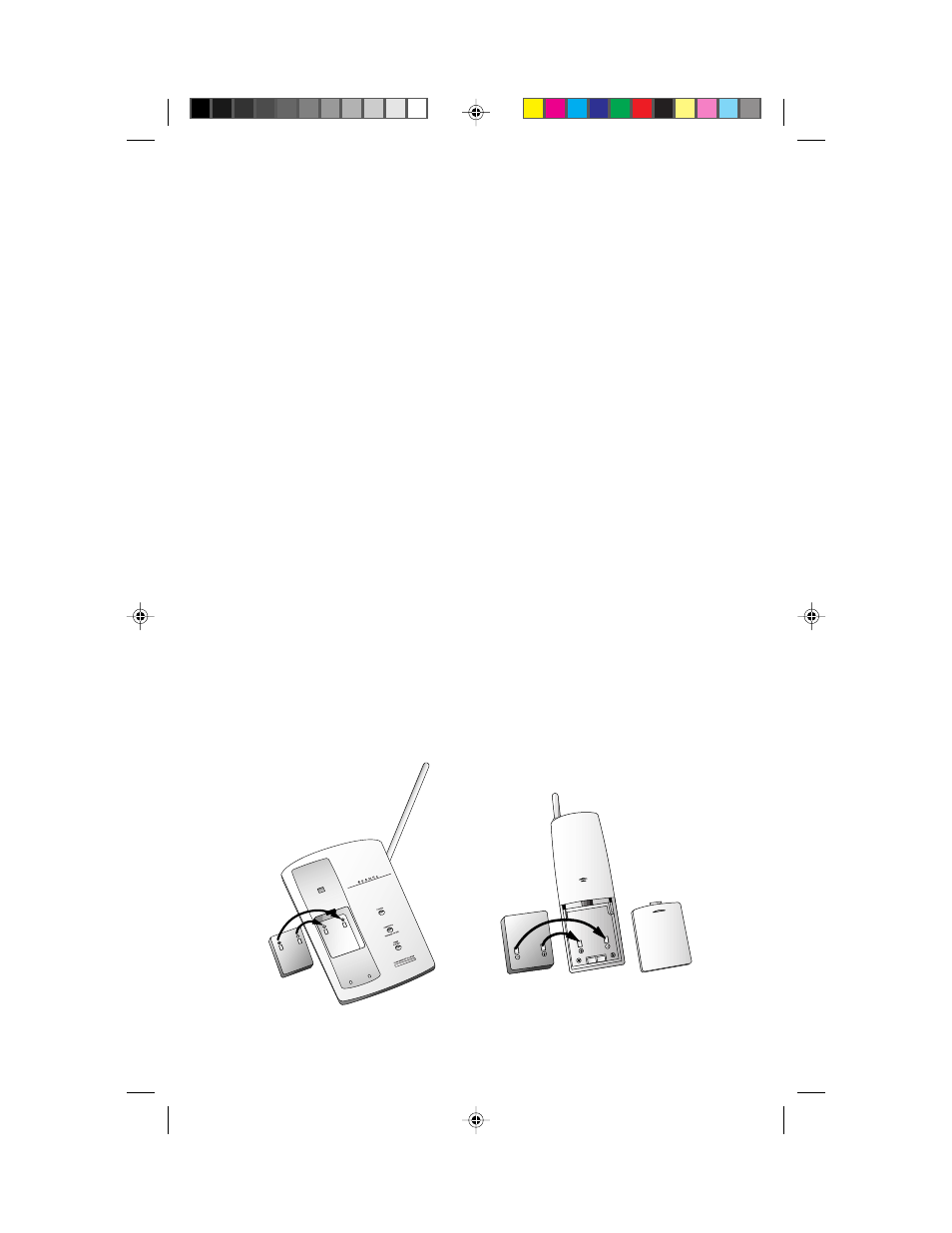 Batteries, Charging the spare battery pack, Replacing the handset battery pack | Philips 9125 User Manual | Page 18 / 20