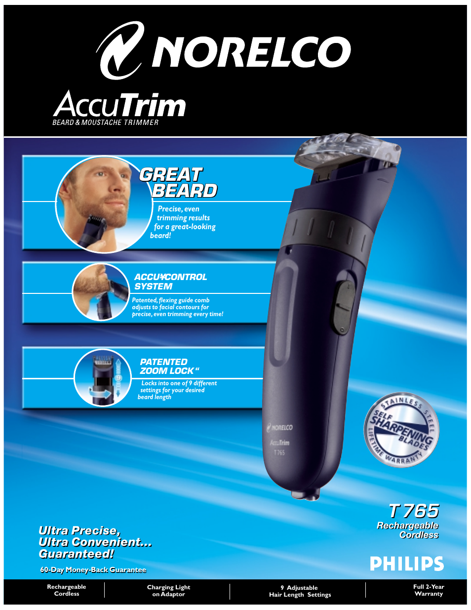 Philips T765 User Manual | 2 pages