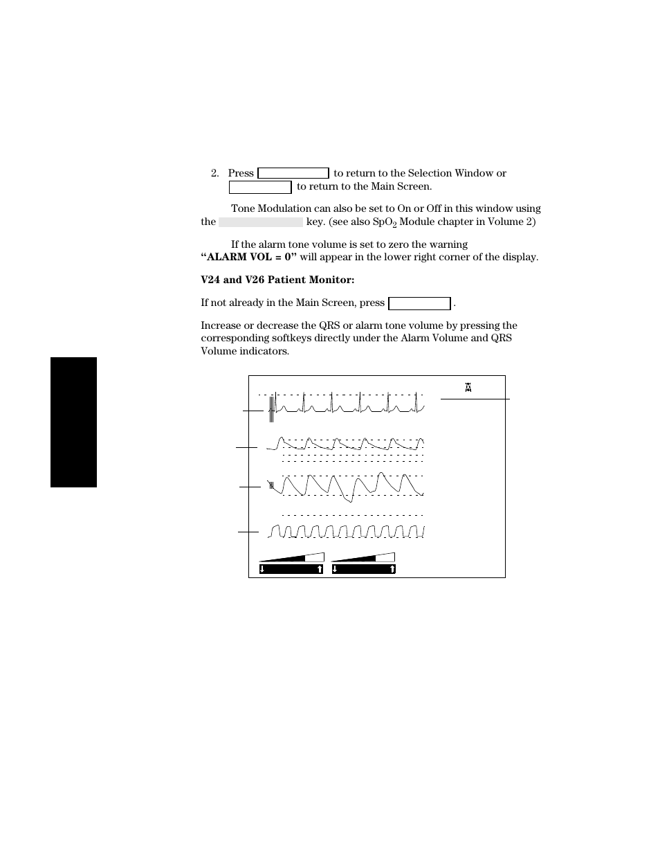 Key. (see also spo, Module chapter in volume 2) | Philips V24CT User Manual | Page 110 / 392