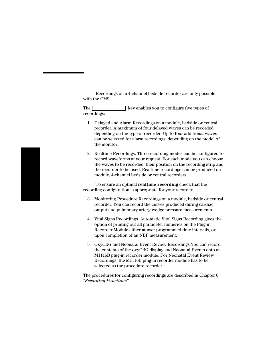 Configuring module, bedside and central recordings | Philips V24CT User Manual | Page 114 / 392